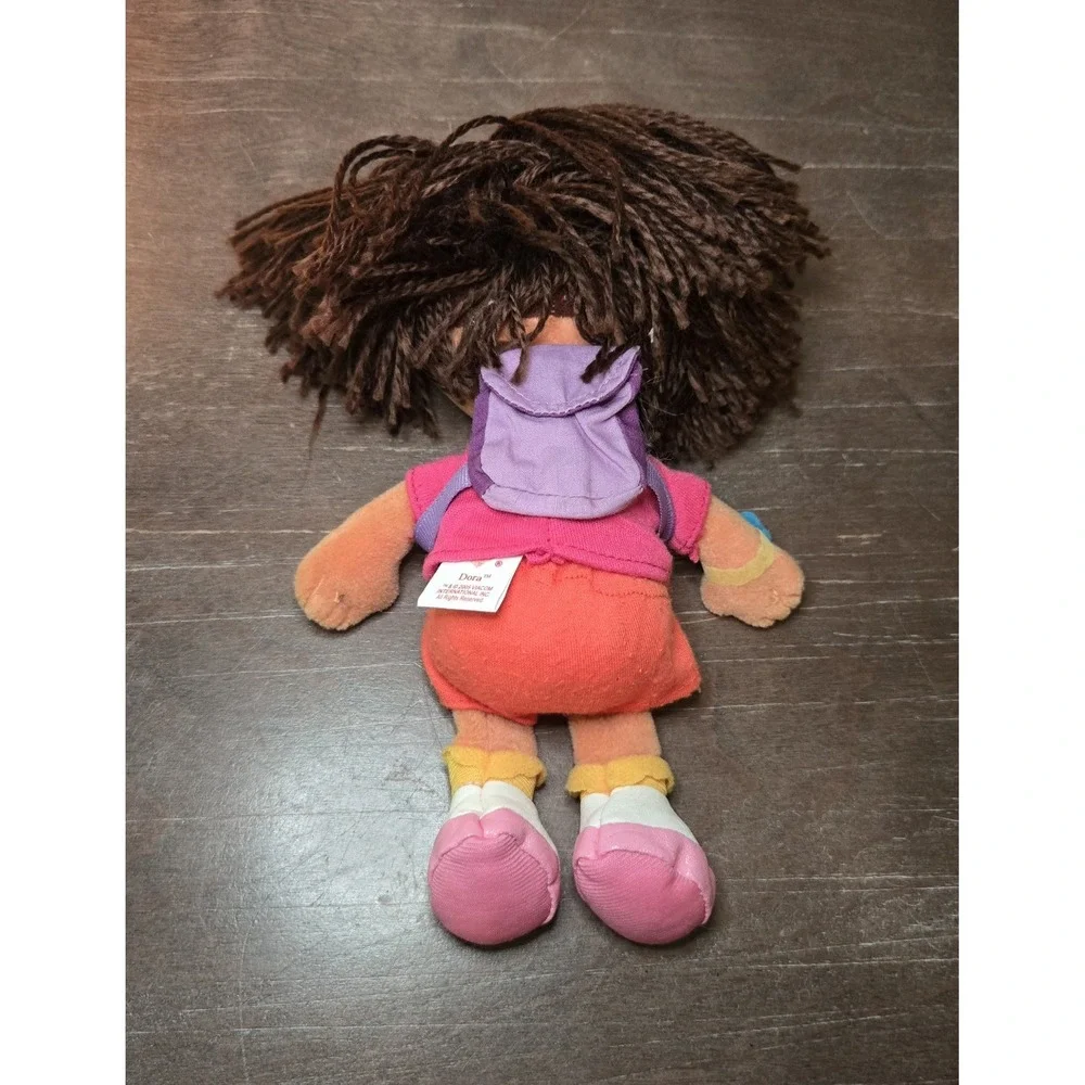 Ty Beanie Baby ~‎ DORA the EXPLORER (Yarn Hair Version)(7 Inch)